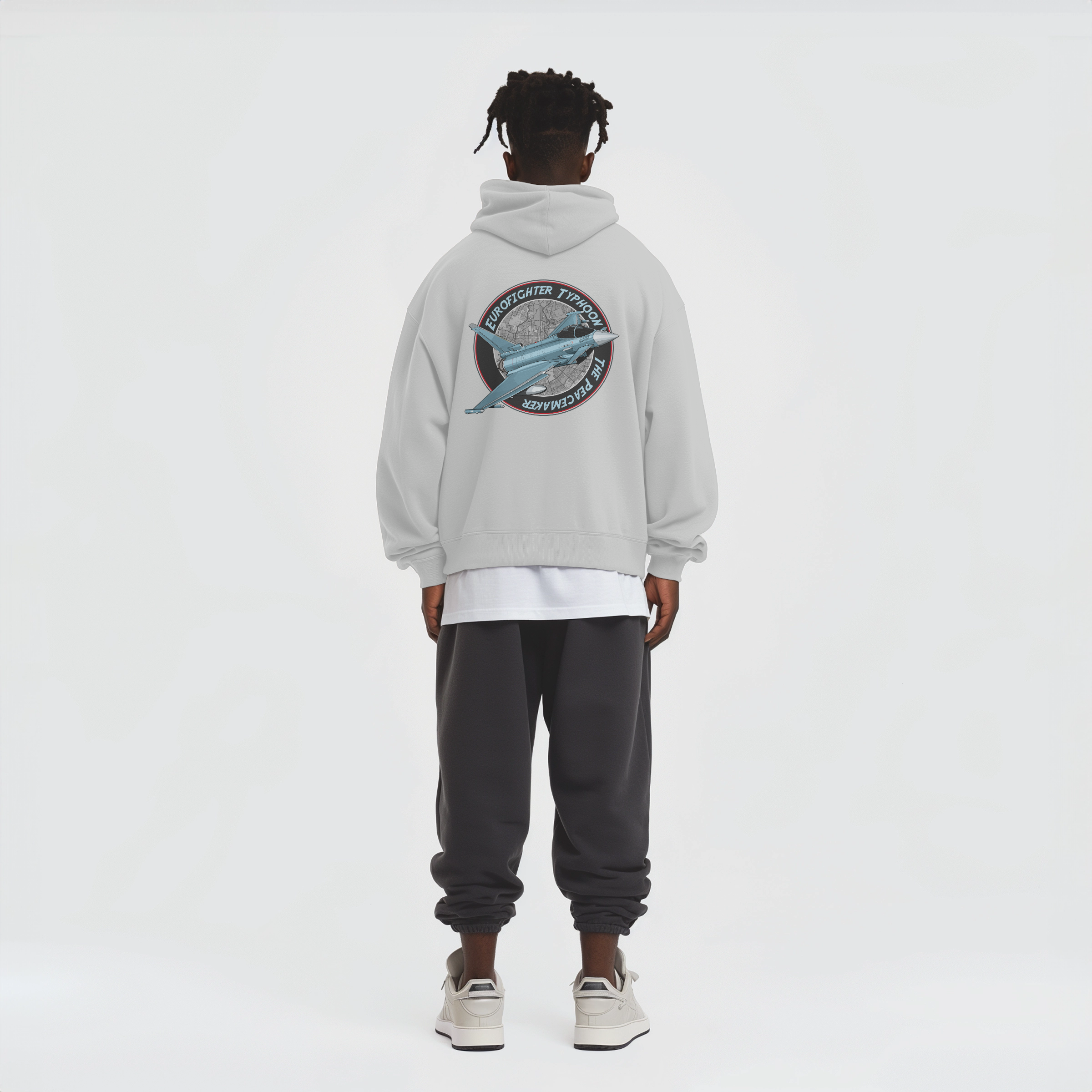 Aviation Flugzeug Hoodie Eurofighter Typhoon Peacemaker Jet für Piloten, Crews, Kinder & Planespotter made by SUPERSONIC aero 4U