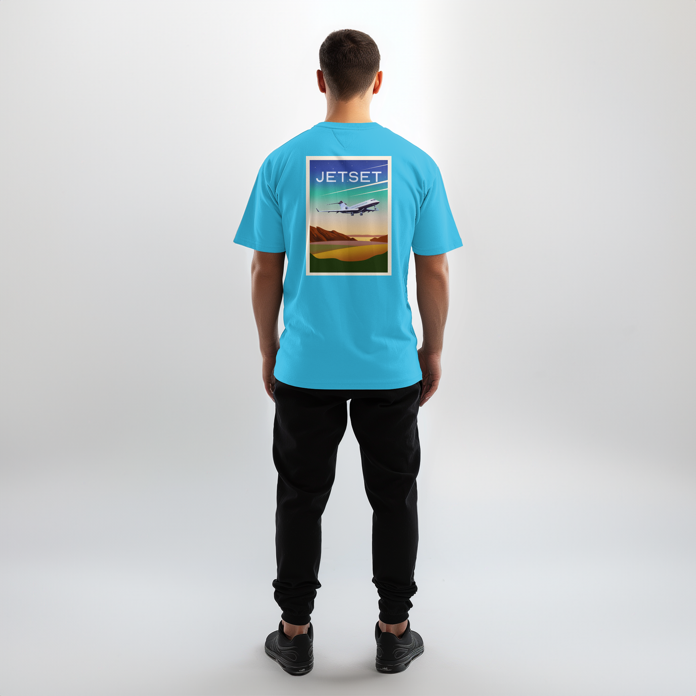 Aviation Flugzeug T-Shirt "Jetset" Global Express Business Jet für Piloten, Crews, Kinder & Planespotter made by SUPERSONIC aero 4U