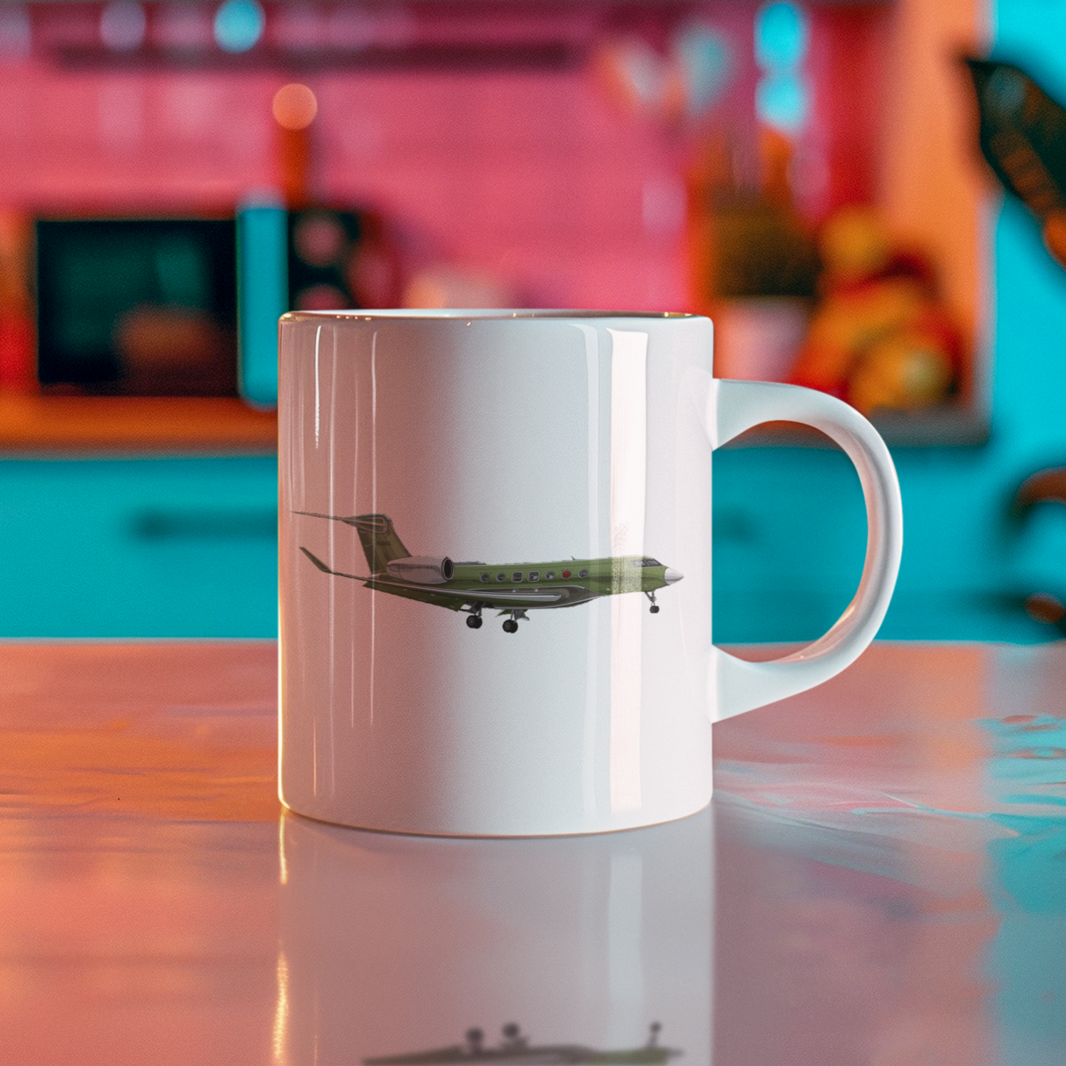 Aviation Kaffeebecher "Gulfstream G500/G600 solo" für Piloten, Crews, Kinder & Planespotter made by SUPERSONIC aero 4U