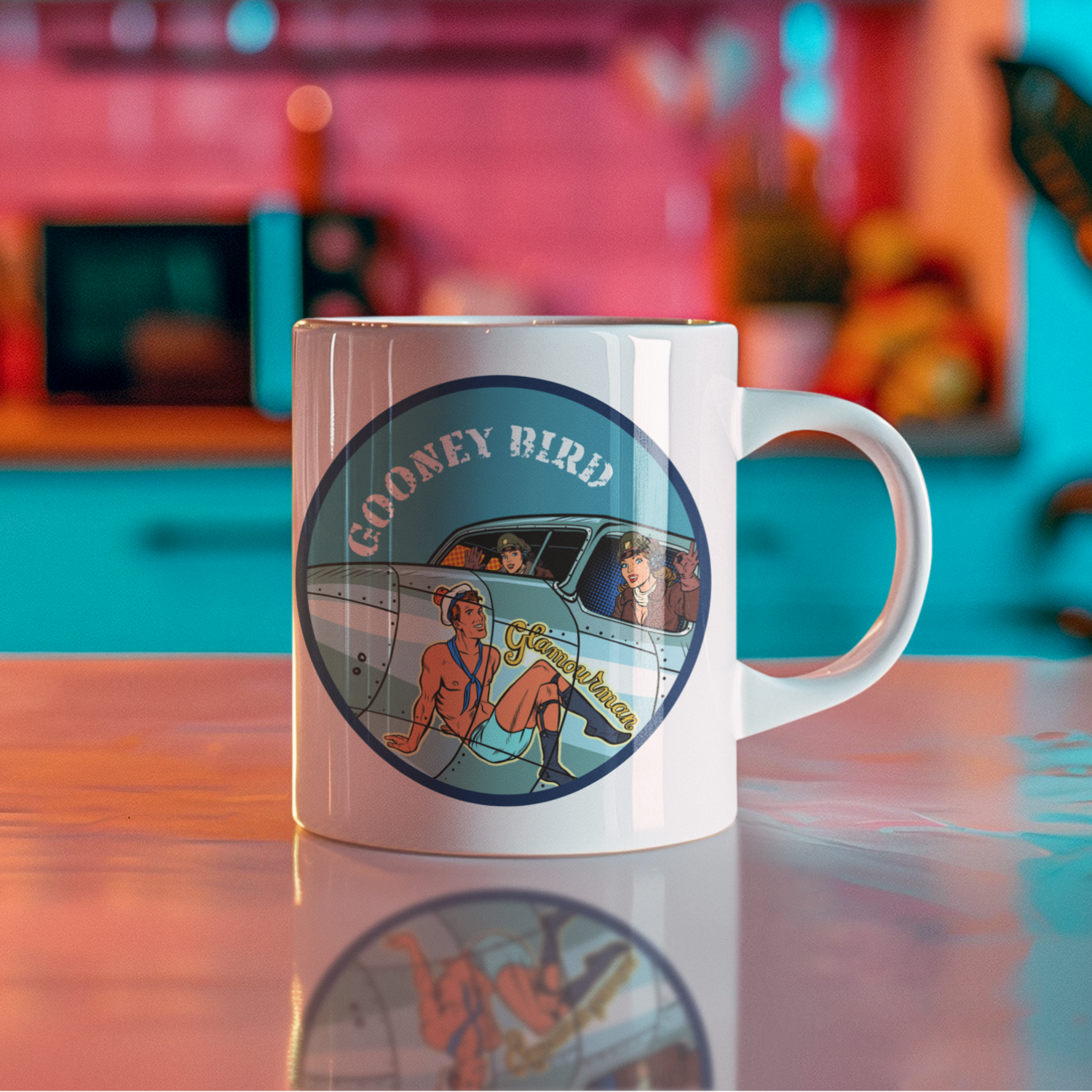 Aviation Kaffeebecher "Gooney Bird" für Piloten, Crews, Kinder & Planespotter made by SUPERSONIC aero 4U