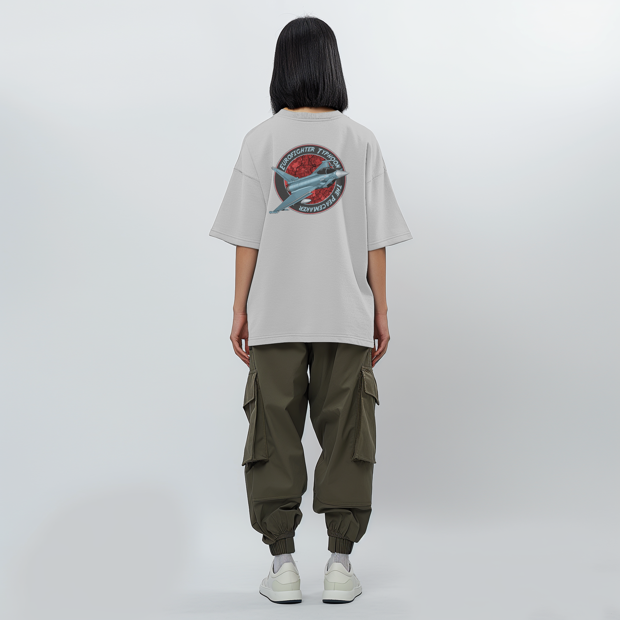 Aviation Kids Aviation T-Shirt "Eurofighter Typhoon - The Peacemaker" 2.0 für Piloten, Crews, Kinder & Planespotter made by SUPERSONIC aero 4U