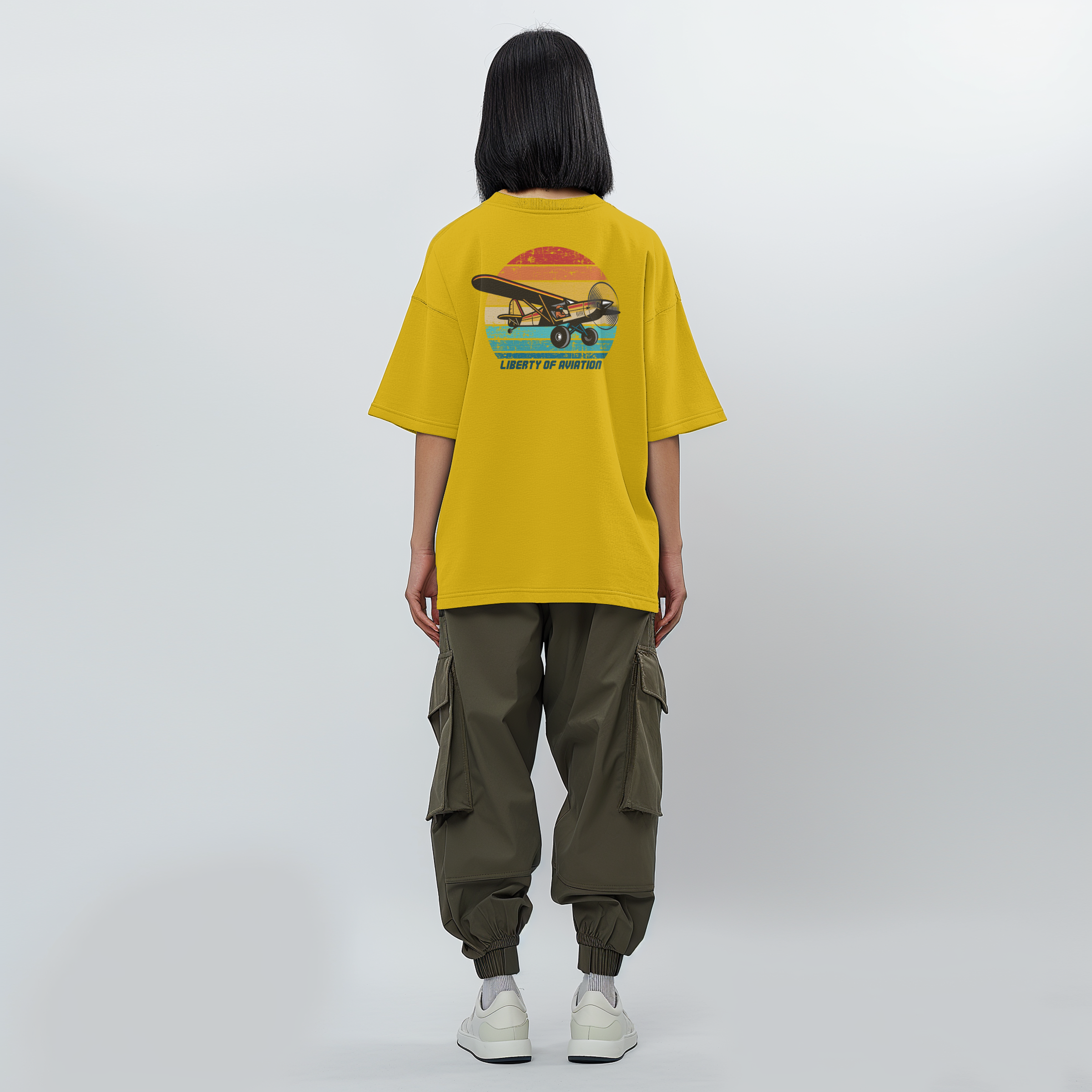 Aviation Kids Aviation T-Shirt "Liberty of Aviation" Piper Super Cup 2.0 für Piloten, Crews, Kinder & Planespotter made by SUPERSONIC aero 4U