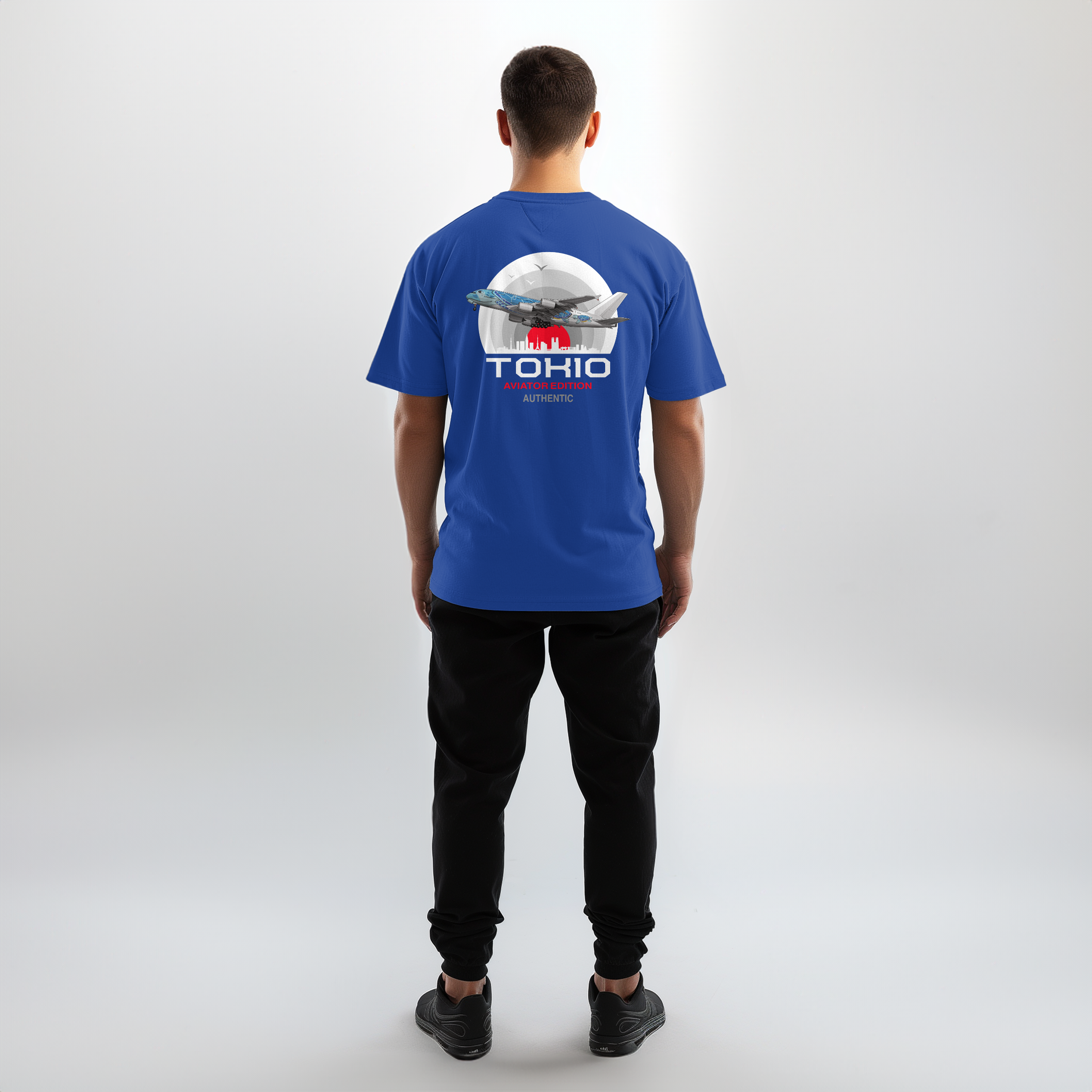 Aviation Flugzeug T-Shirt "Aviator Tokio Summer" für Piloten, Crews, Kinder & Planespotter made by SUPERSONIC aero 4U