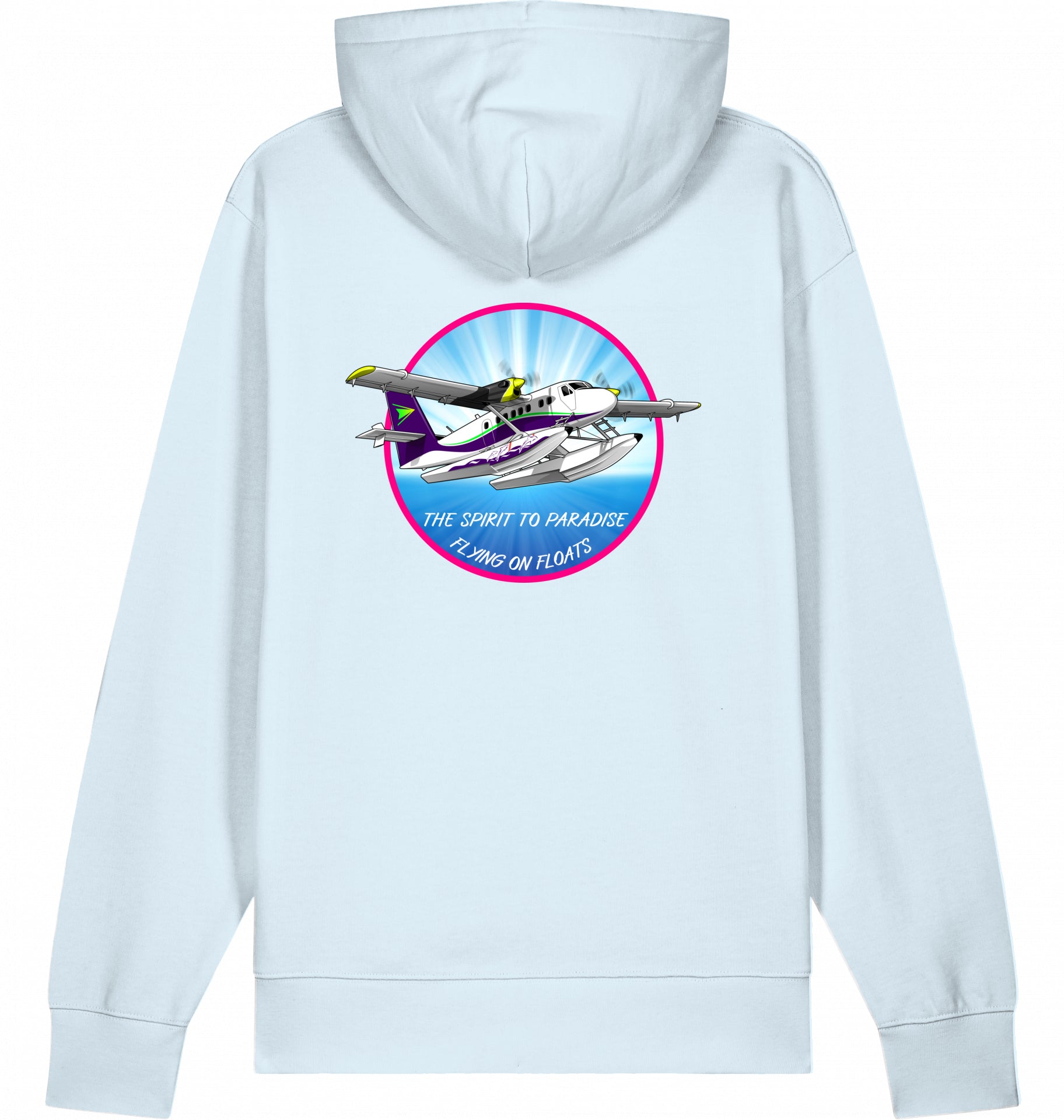 Flugzeug Hoodie DHC-6 Twinotter in Paradise