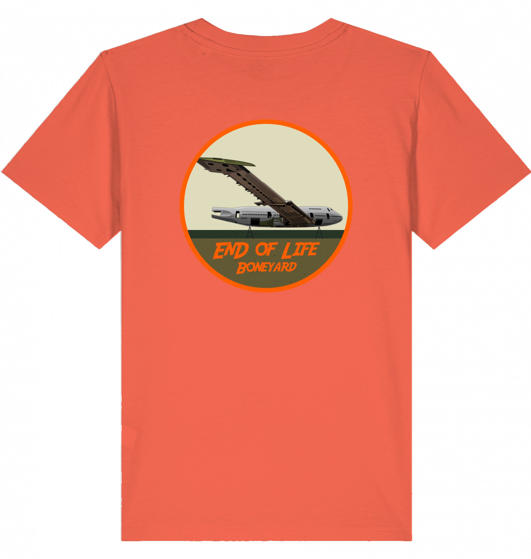 Kids Aviation T-Shirt "Boeing 747 End of Life Boneyard" 2.0