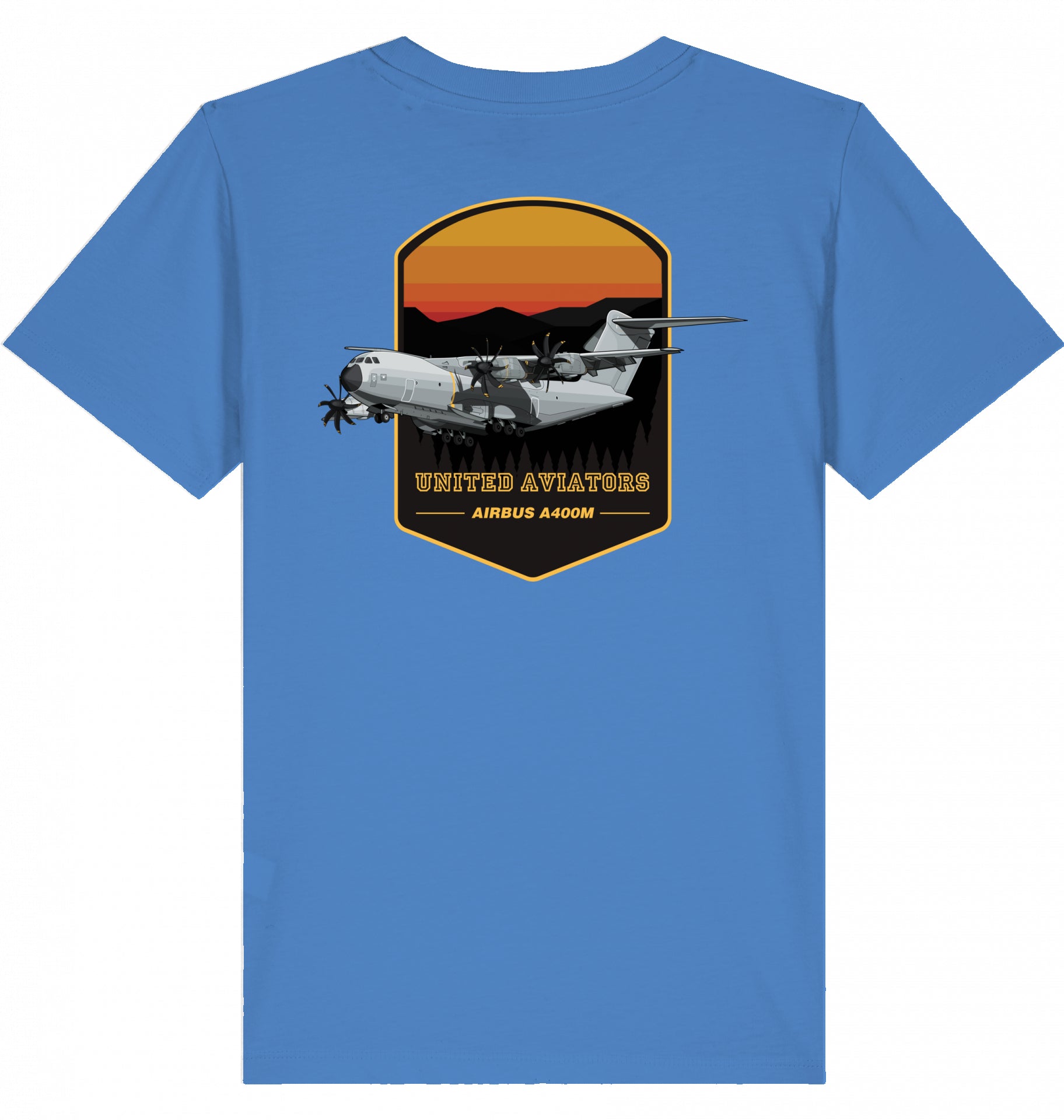 Kids Aviation T-Shirt United Aviators Airbus A400M Flugzeug2.0