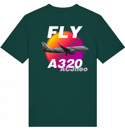 Airbus A320 ACJneo T-shirt 2.0 - SUPERSONIC aero 4U