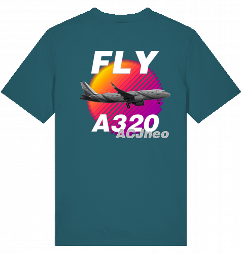 Airbus A320 ACJneo T-shirt 2.0 - SUPERSONIC aero 4U