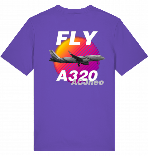 Airbus A320 ACJneo T-shirt 2.0 - SUPERSONIC aero 4U