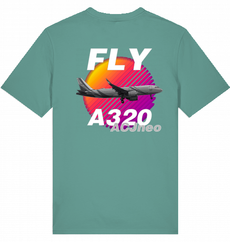 Airbus A320 ACJneo T-shirt 2.0 - SUPERSONIC aero 4U