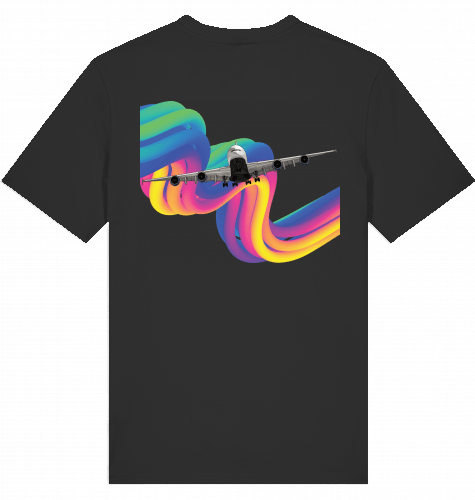 Airbus A380 Rainbow T-shirt 2.0 - SUPERSONIC aero 4U