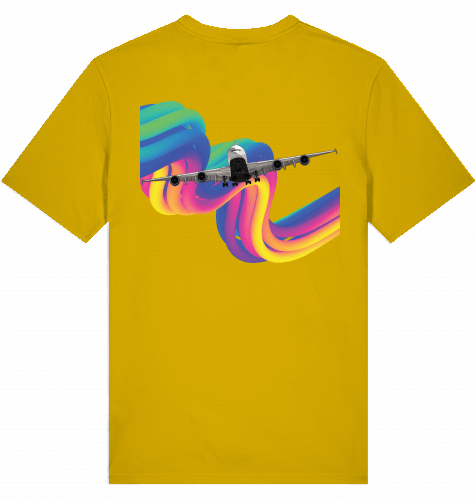 Airbus A380 Rainbow T-shirt 2.0 - SUPERSONIC aero 4U