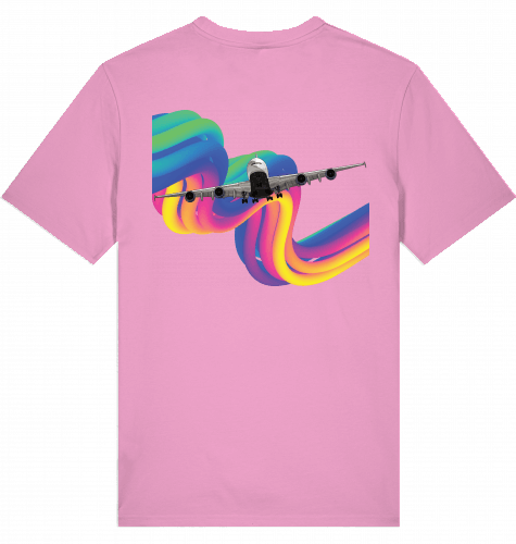 Airbus A380 Rainbow T-shirt 2.0 - SUPERSONIC aero 4U