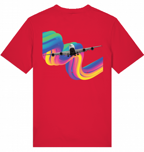 Airbus A380 Rainbow T-shirt 2.0 - SUPERSONIC aero 4U