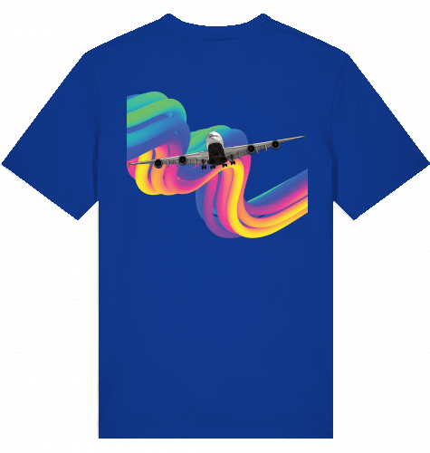 Airbus A380 Rainbow T-shirt 2.0 - SUPERSONIC aero 4U