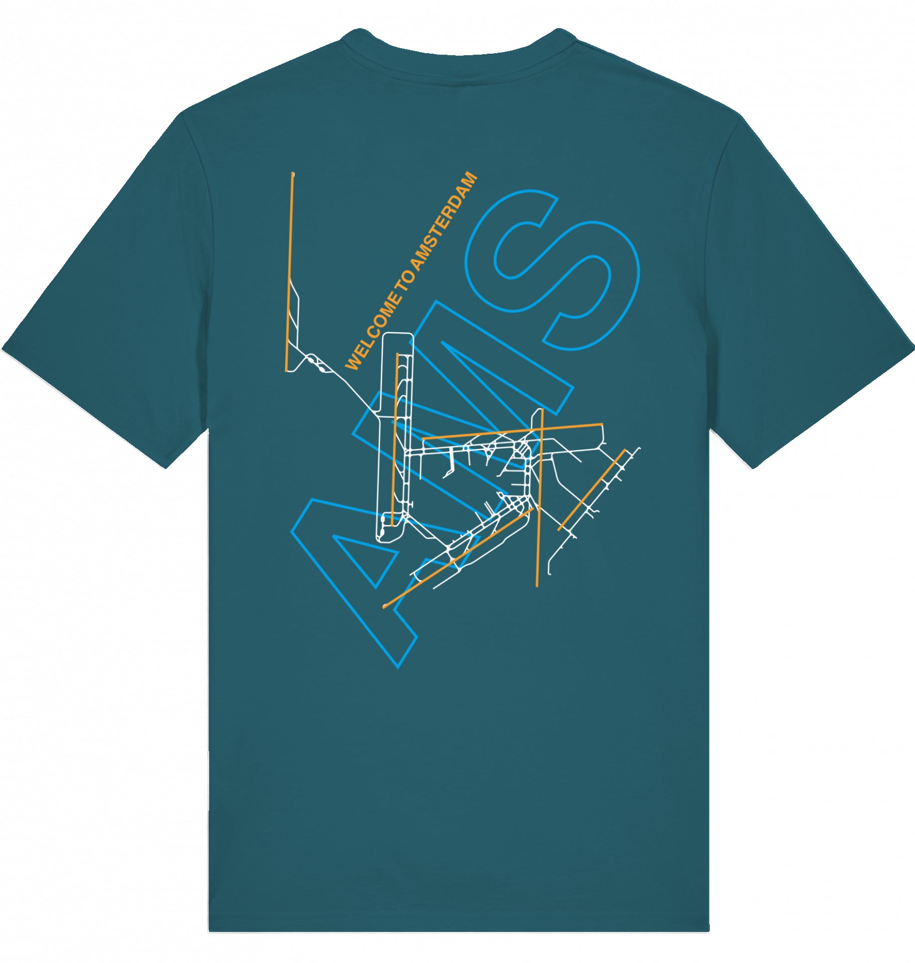 Amsterdam AMS Airportcode T-Shirt 2.0