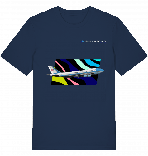B747 Airforce One T-shirt 2.0 - SUPERSONIC aero 4U