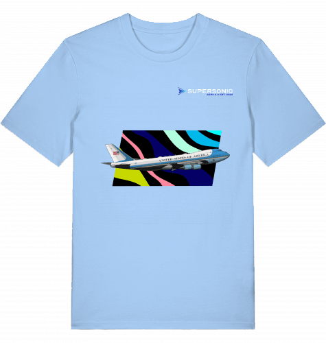 B747 Airforce One T-shirt 2.0 - SUPERSONIC aero 4U