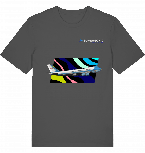 B747 Airforce One T-shirt 2.0 - SUPERSONIC aero 4U