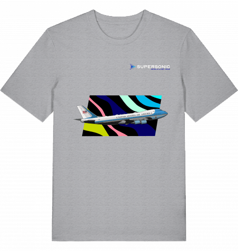 B747 Airforce One T-shirt 2.0 - SUPERSONIC aero 4U