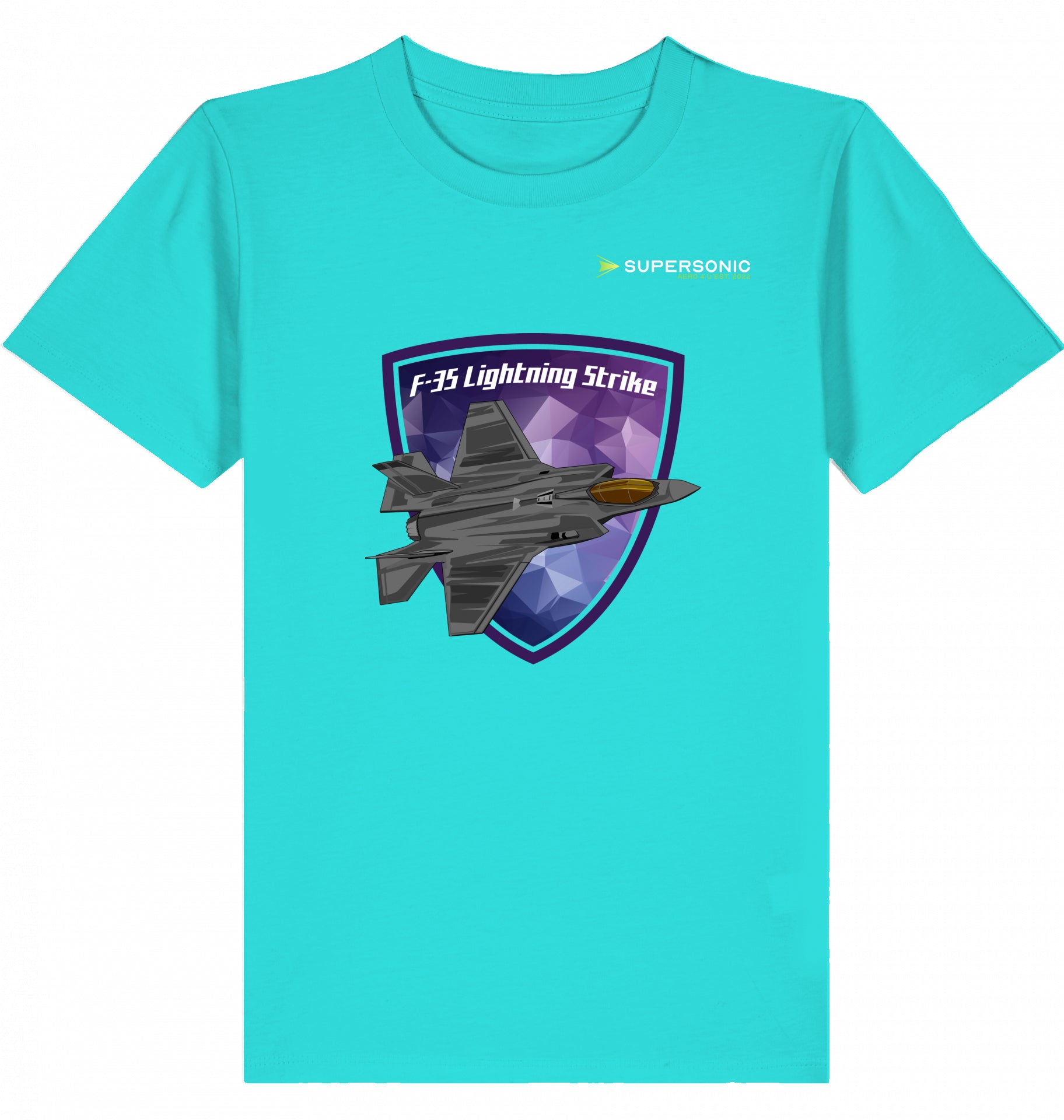 F35 Kinder Tshirt, F35 Lightning Strike Shirt, Fighterjet Tshirt Kinder