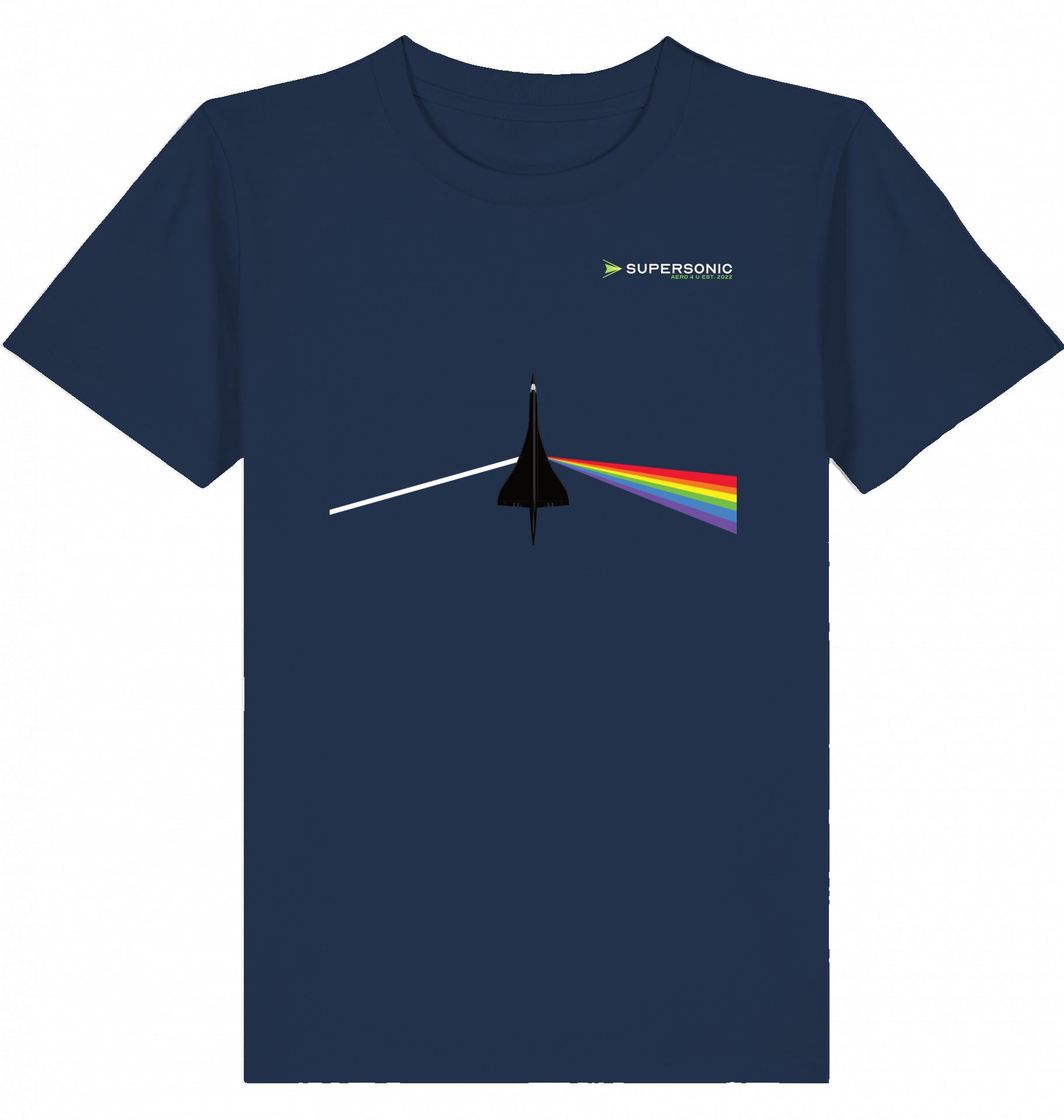 Kids Aviation T-Shirt "Dark Side of Supersonic" Concorde Aircraft 2.0