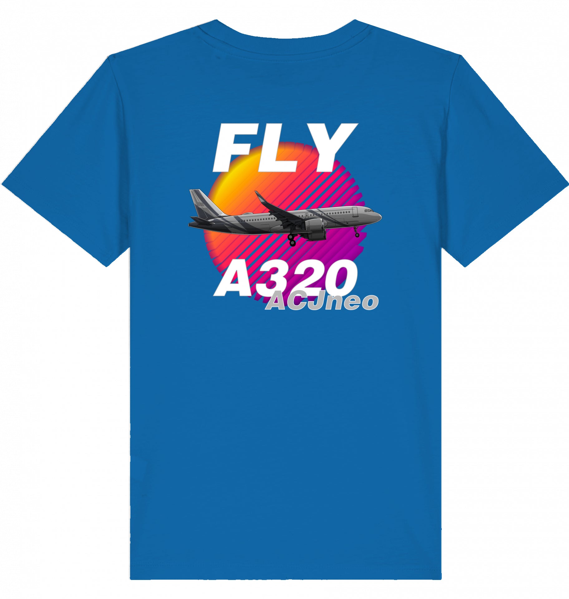 Kids Aviation T-Shirt "Fly Airbus A320 ACJneo"  2.0