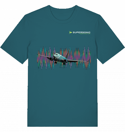 Boeing 737 BBJ T-shirt 2.0 - SUPERSONIC aero 4U