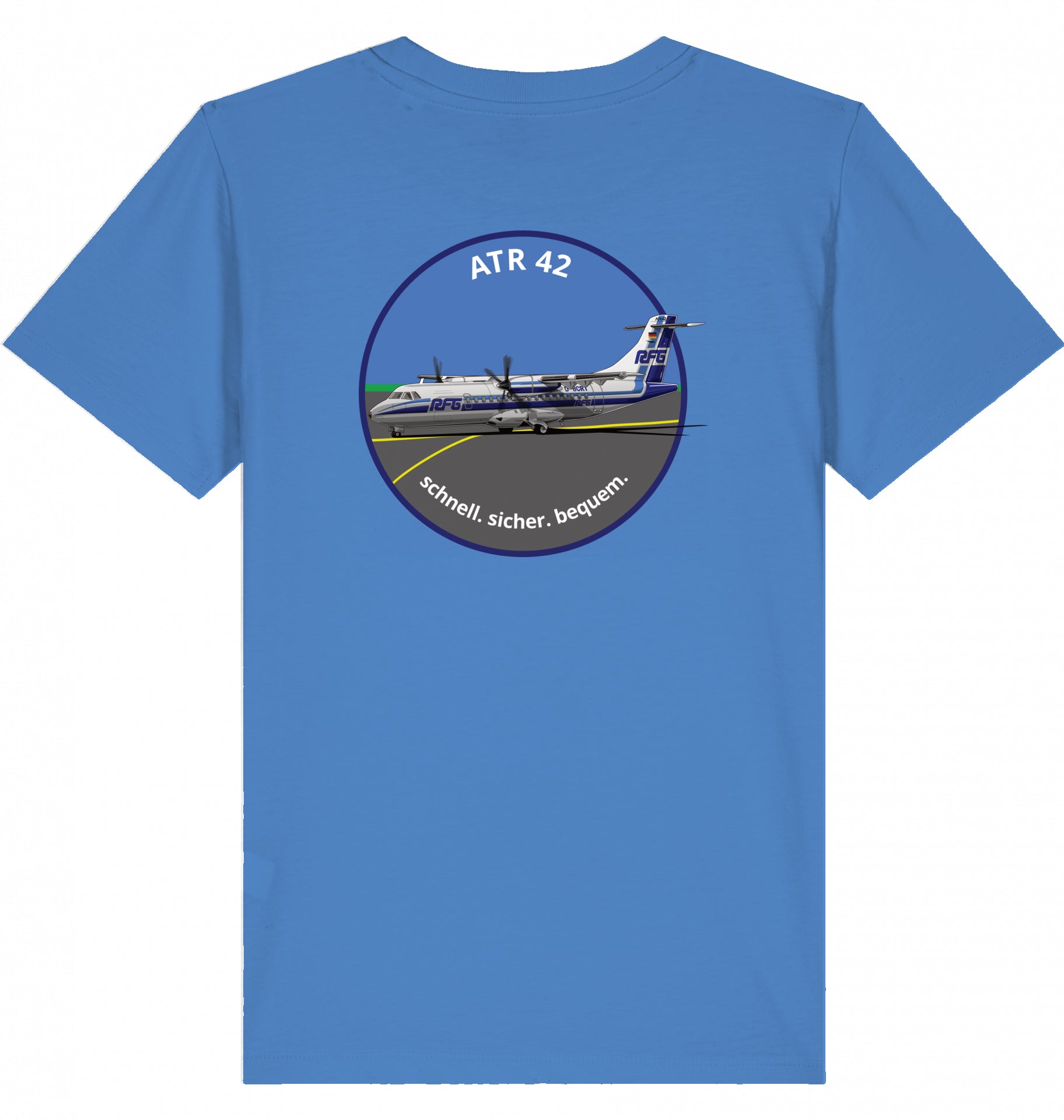 Kids Aviation T-Shirt "ATR42 Flugzeug RFG EDLW" 2.0