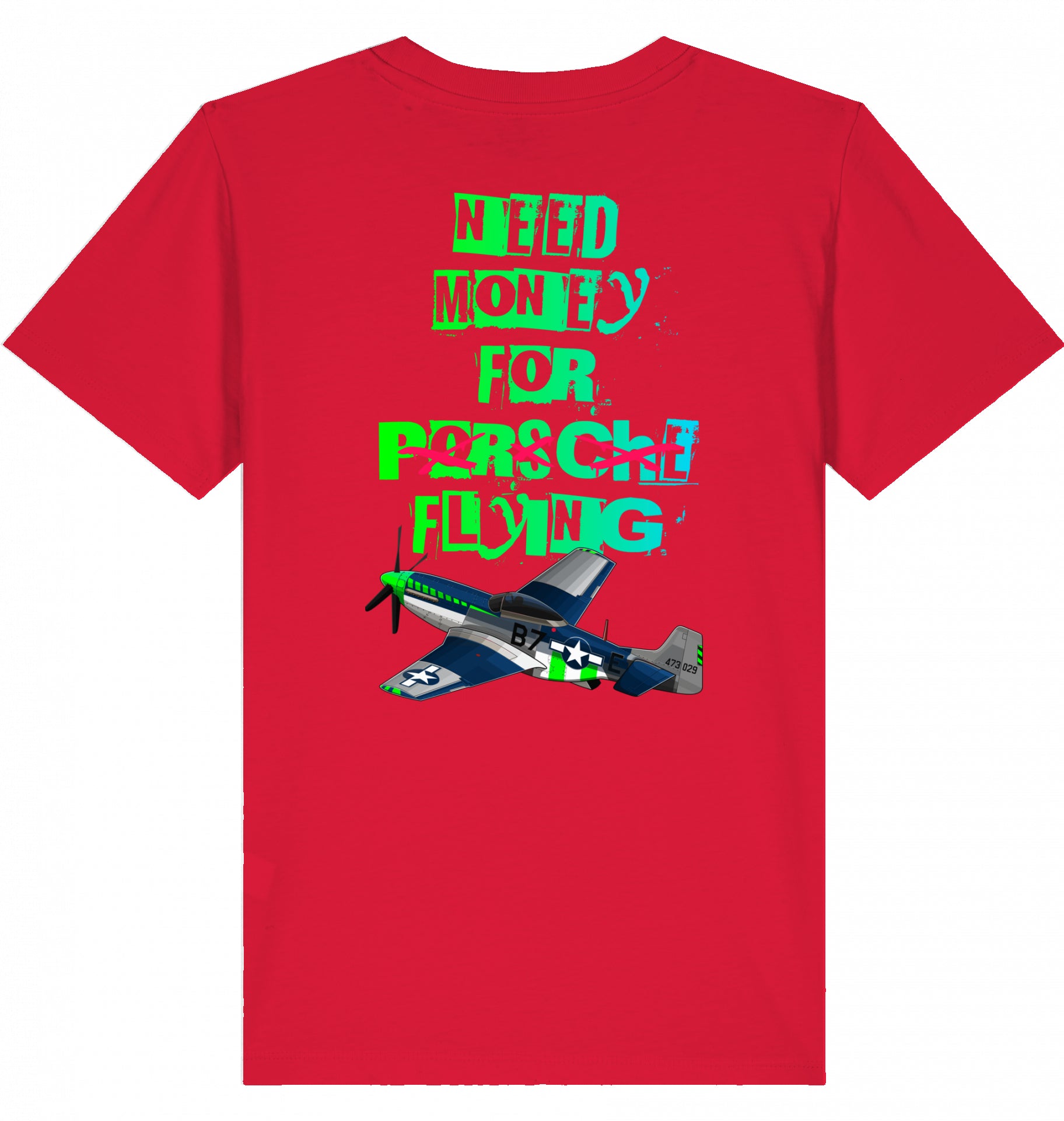 Kids Aviation T-Shirt "Need Money for Flying" 2.0