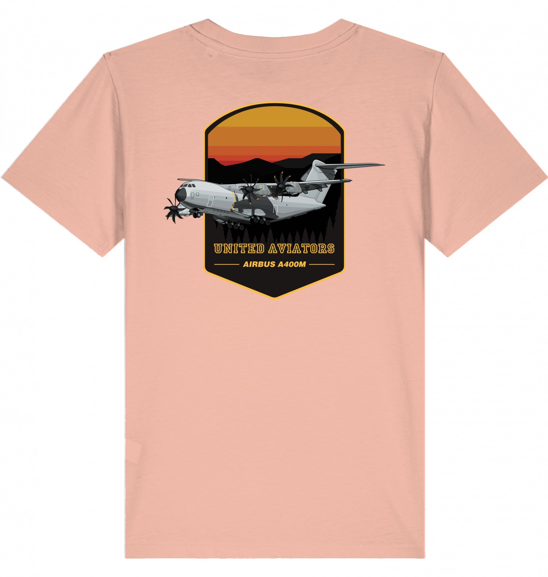 Kids Aviation T-Shirt United Aviators Airbus A400M Flugzeug2.0