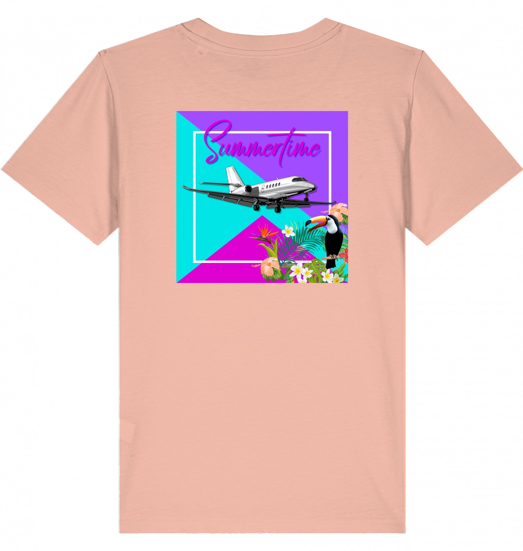 Kids Aviation T-Shirt "Summertime in Aviation" Cessna Citation Latitude Business Jet 2.0