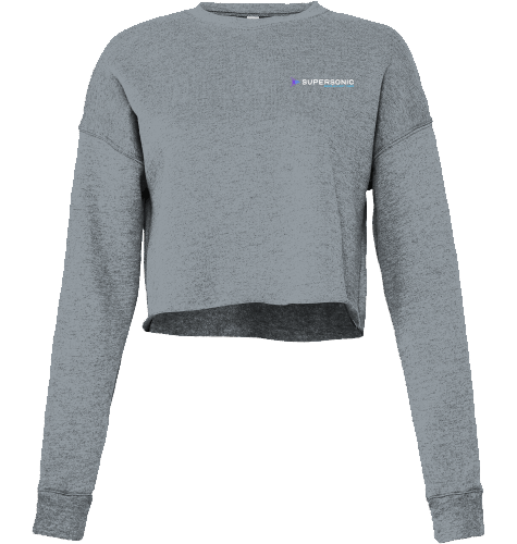 Cropped Sweater I Airbus A220 Heart - SUPERSONIC aero 4U