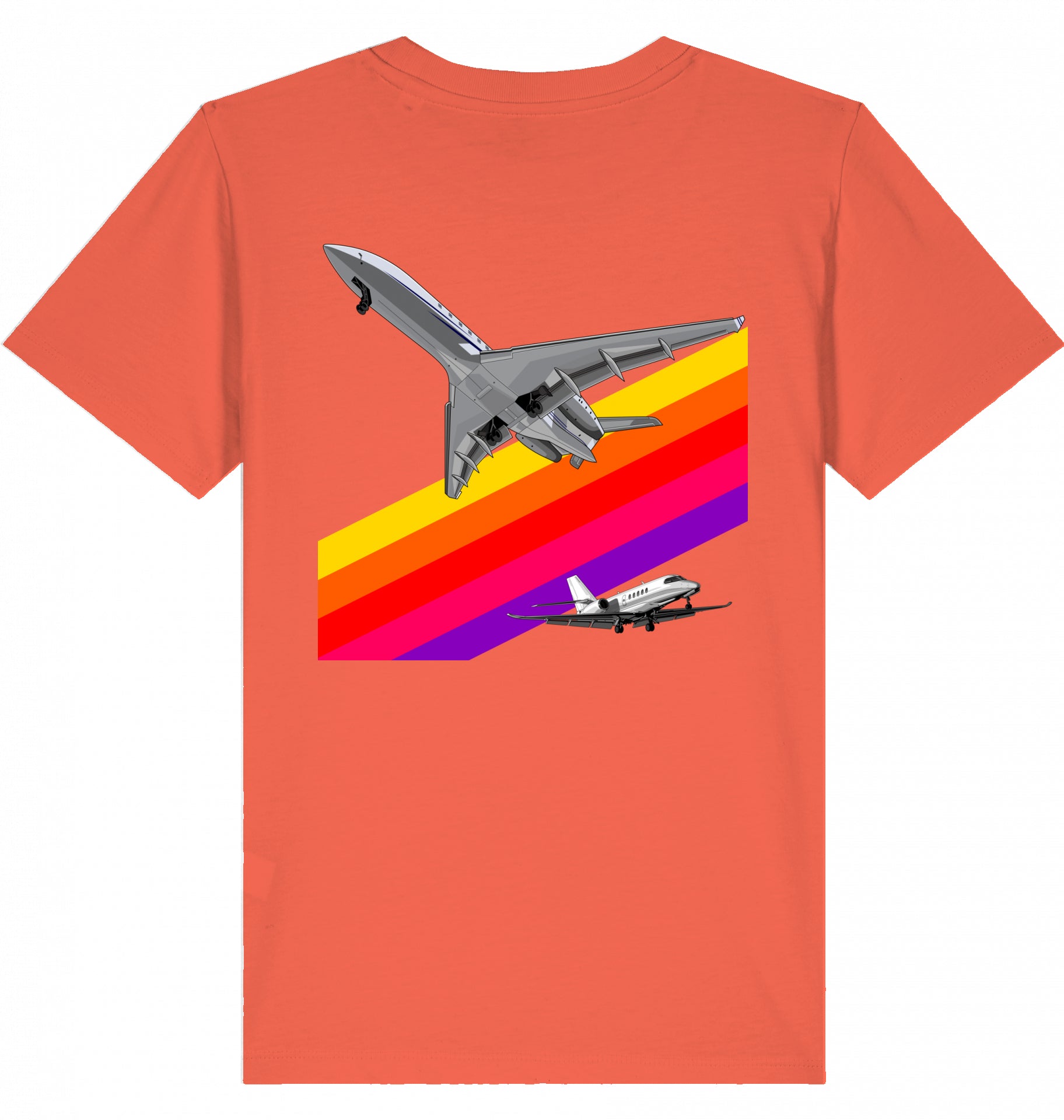 Kids Aviation T-Shirt "VHS 80ies Style - Business Aviation" 2.0