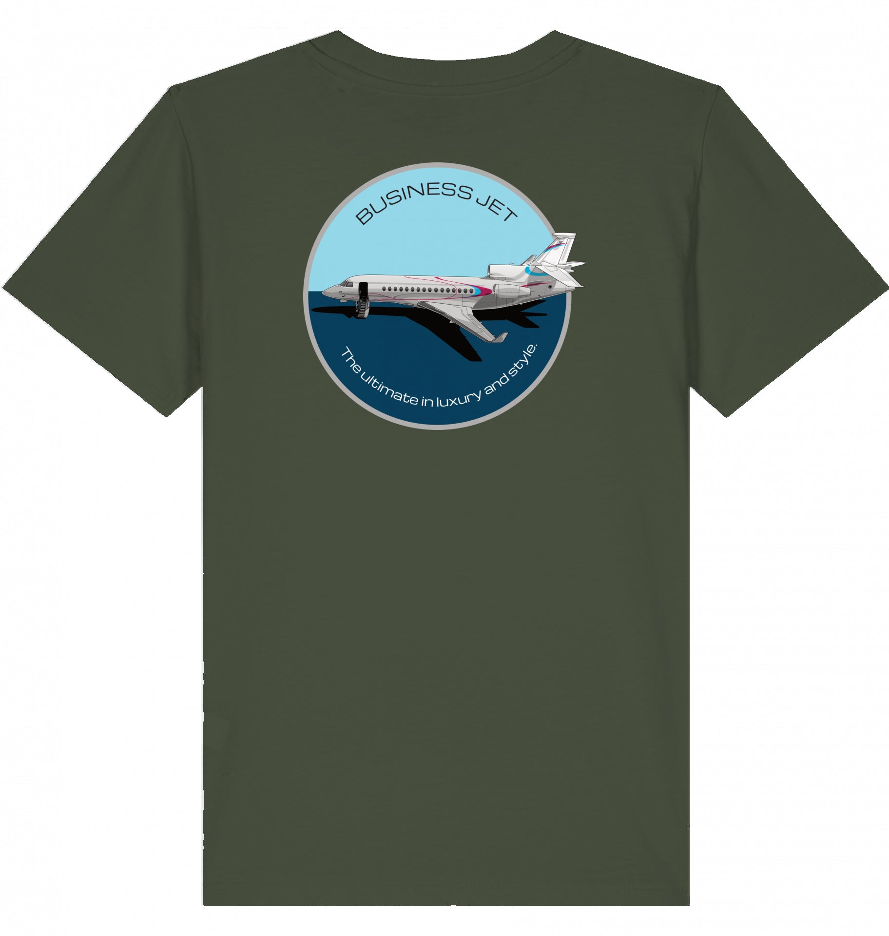 Kids Aviation T-Shirt "Dassault Falcon 7X Business Jet" 2.0