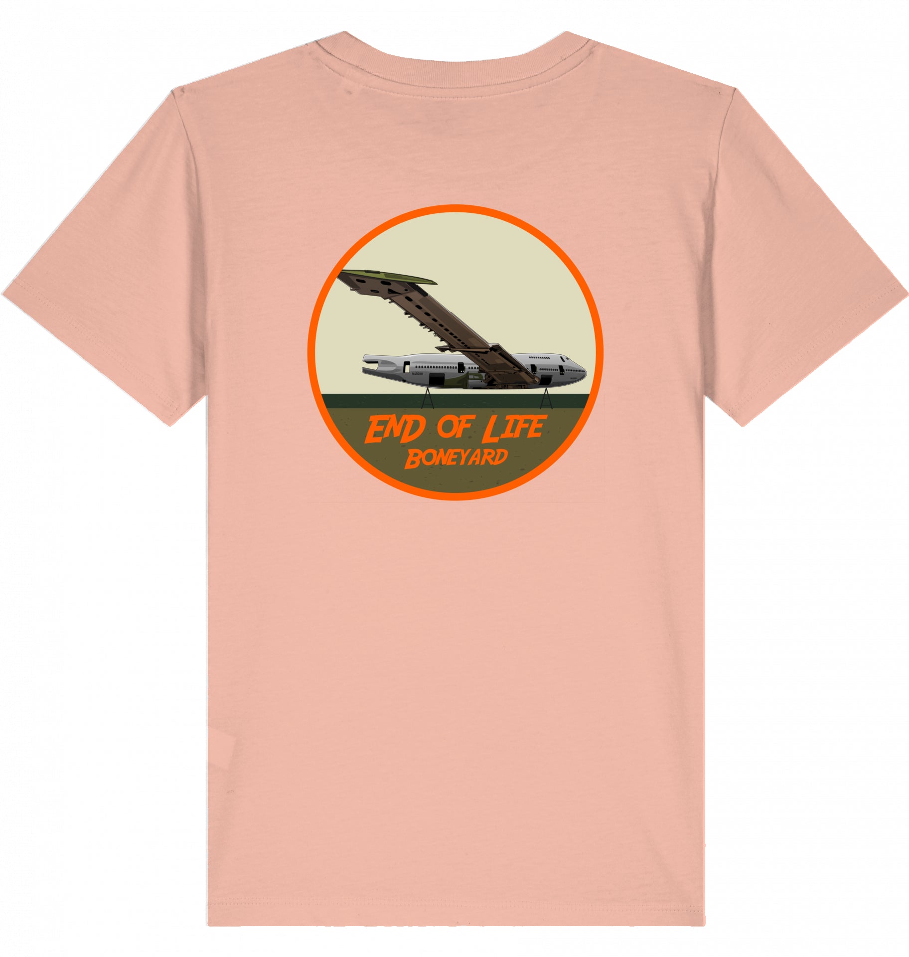 Kids Aviation T-Shirt "Boeing 747 End of Life Boneyard" 2.0