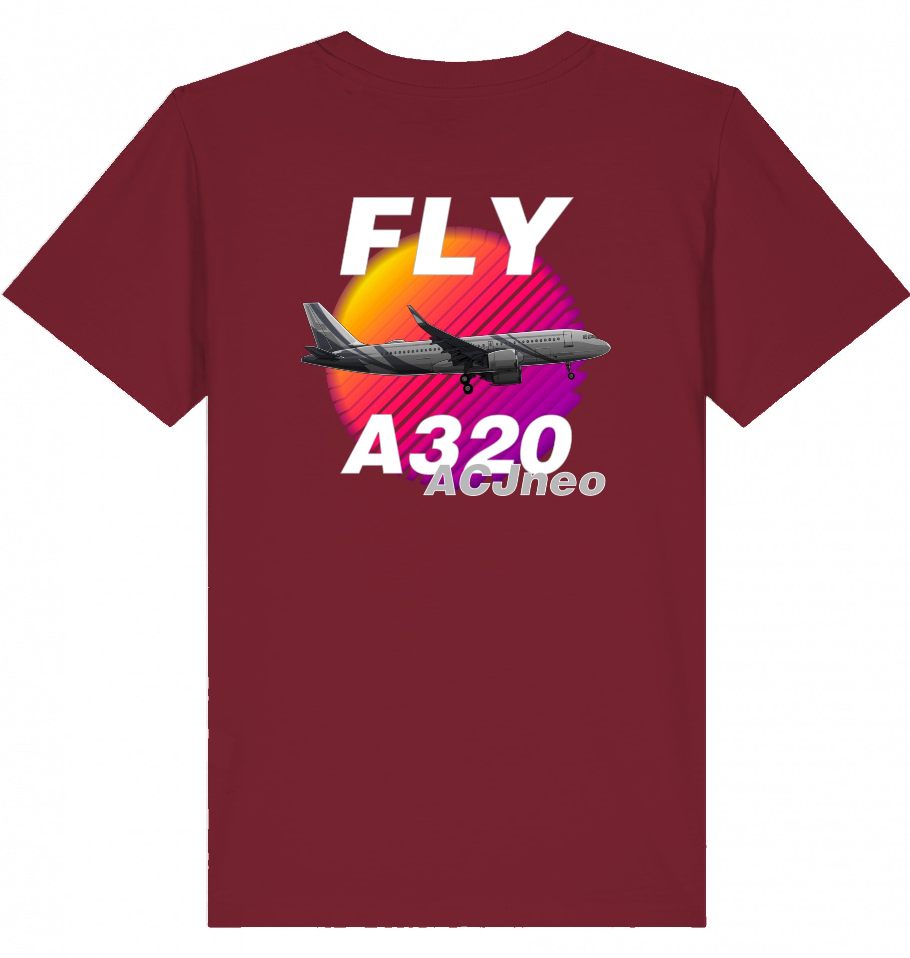 Kids Aviation T-Shirt "Fly Airbus A320 ACJneo"  2.0