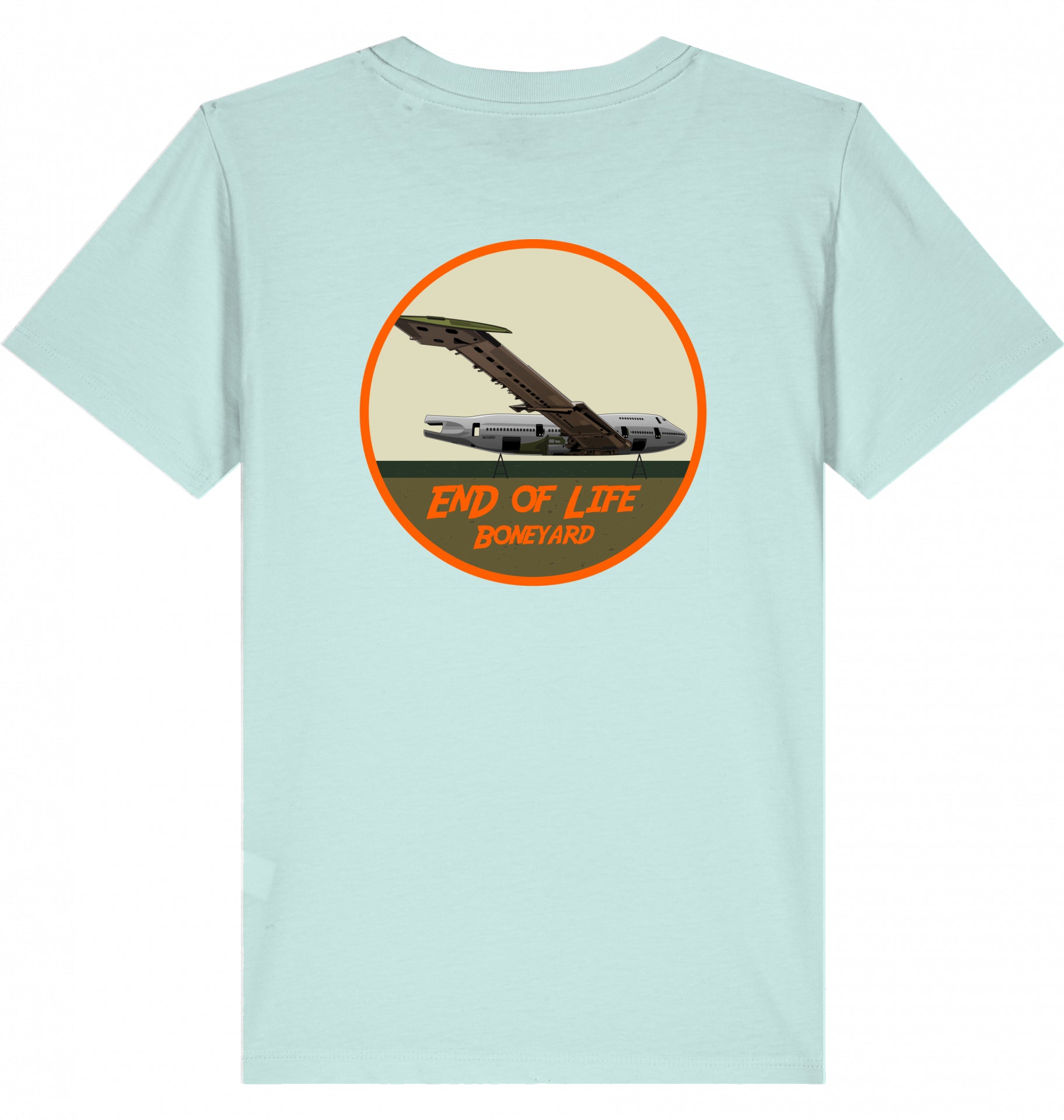 Kids Aviation T-Shirt "Boeing 747 End of Life Boneyard" 2.0