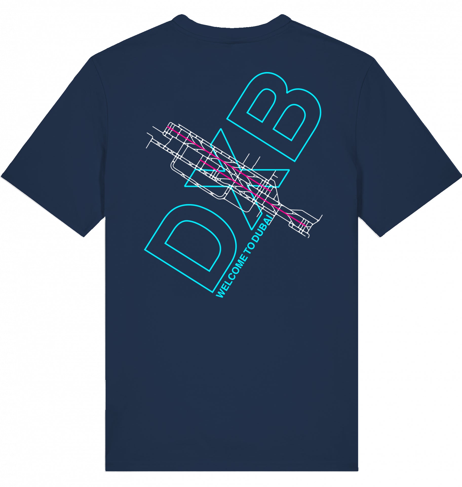 Airport T-Shirt "Dubai DXB Airportcode"