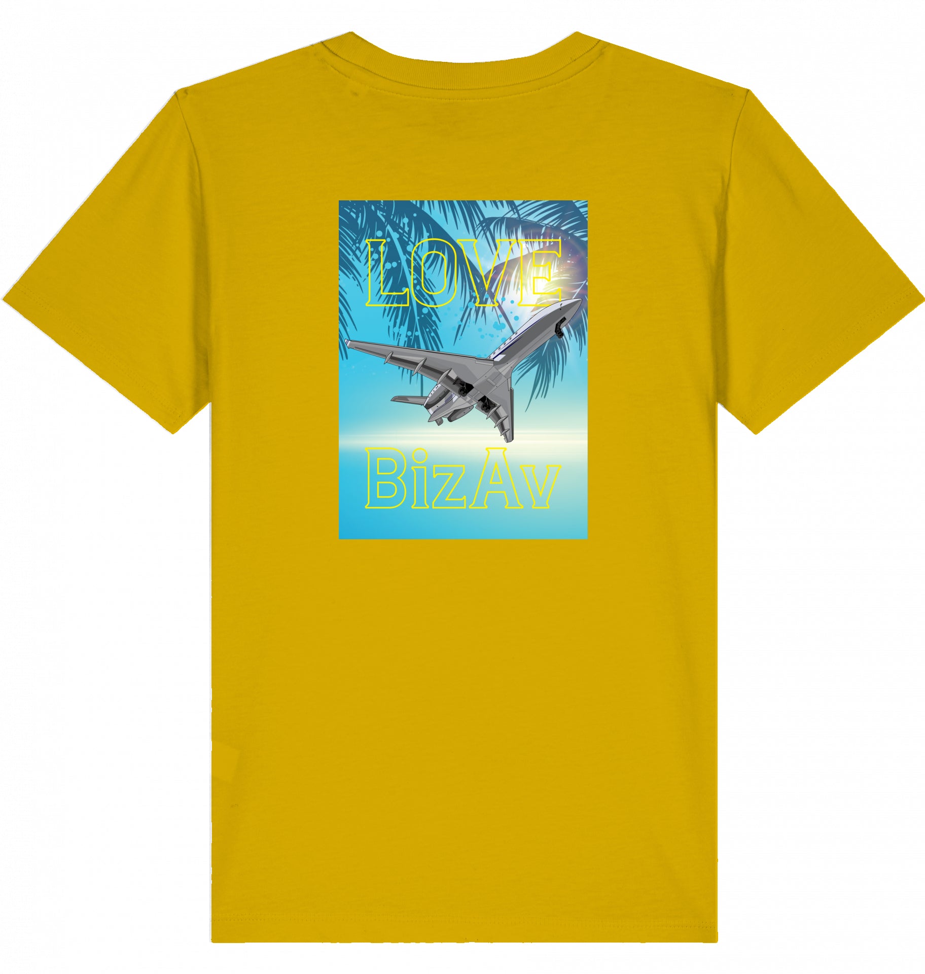 Kids Aviation T-Shirt "Love BizAv Business Aviation"  2.0