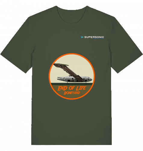 End of Life Boneyard T-shirt 2.0 - SUPERSONIC aero 4U