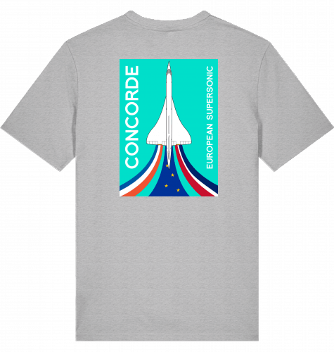 European Supersonic Jet T-shirt 2.0 - SUPERSONIC aero 4U