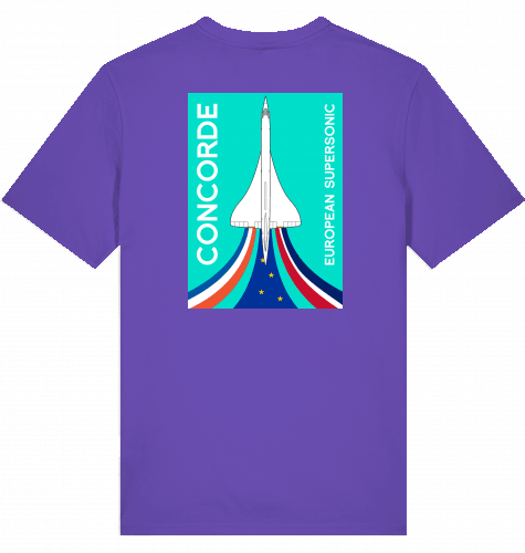 European Supersonic Jet T-shirt 2.0 - SUPERSONIC aero 4U