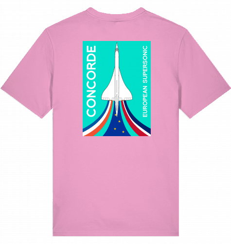 European Supersonic Jet T-shirt 2.0 - SUPERSONIC aero 4U