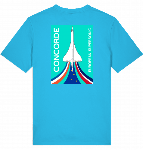 European Supersonic Jet T-shirt 2.0 - SUPERSONIC aero 4U