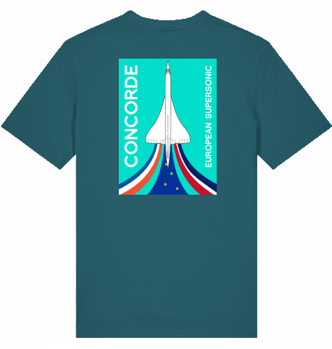 European Supersonic Jet T-shirt 2.0 - SUPERSONIC aero 4U