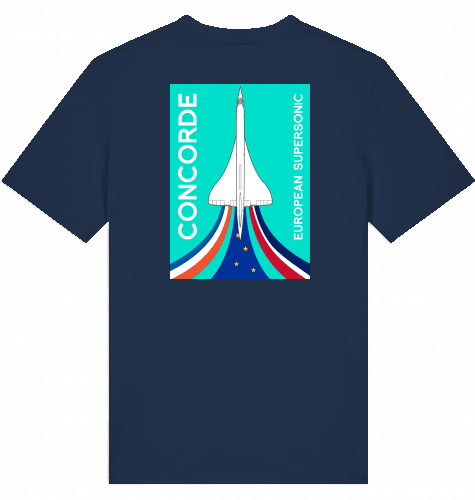 European Supersonic Jet T-shirt 2.0 - SUPERSONIC aero 4U