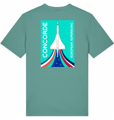 European Supersonic Jet T-shirt 2.0 - SUPERSONIC aero 4U