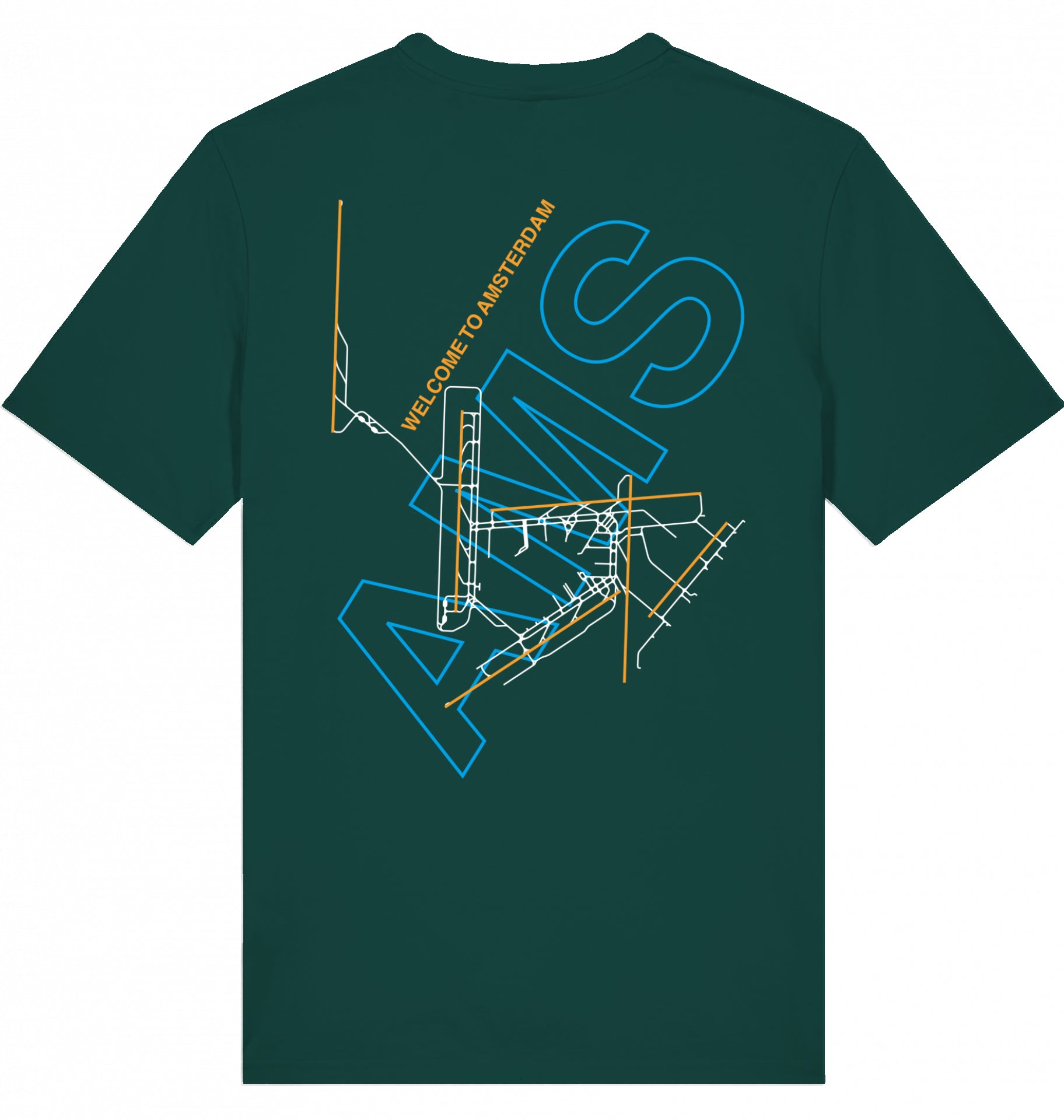 Amsterdam AMS Airportcode T-Shirt 2.0