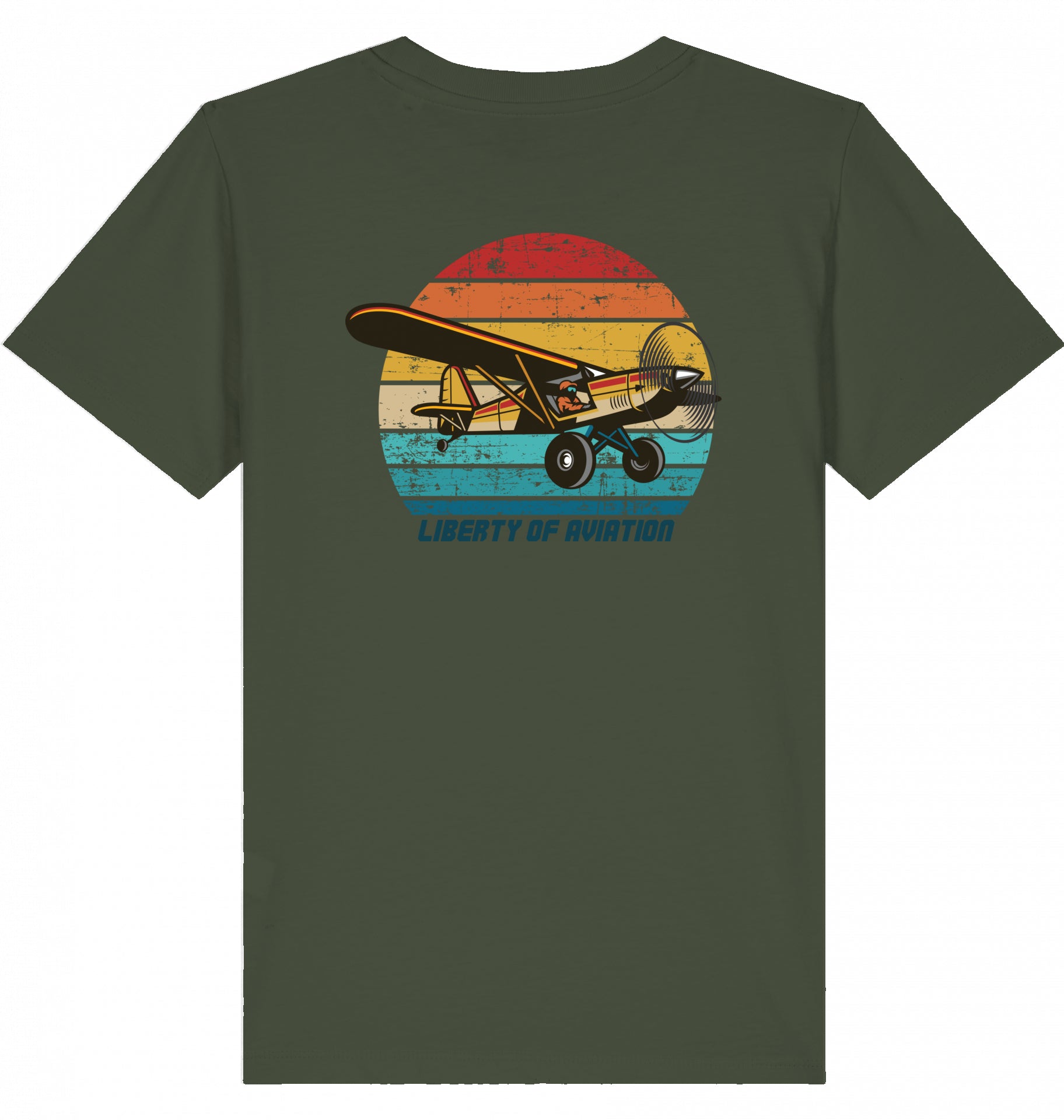 Kids Aviation T-Shirt "Liberty of Aviation" Piper Super Cup 2.0